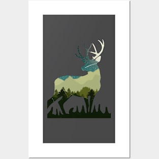 The stag Posters and Art